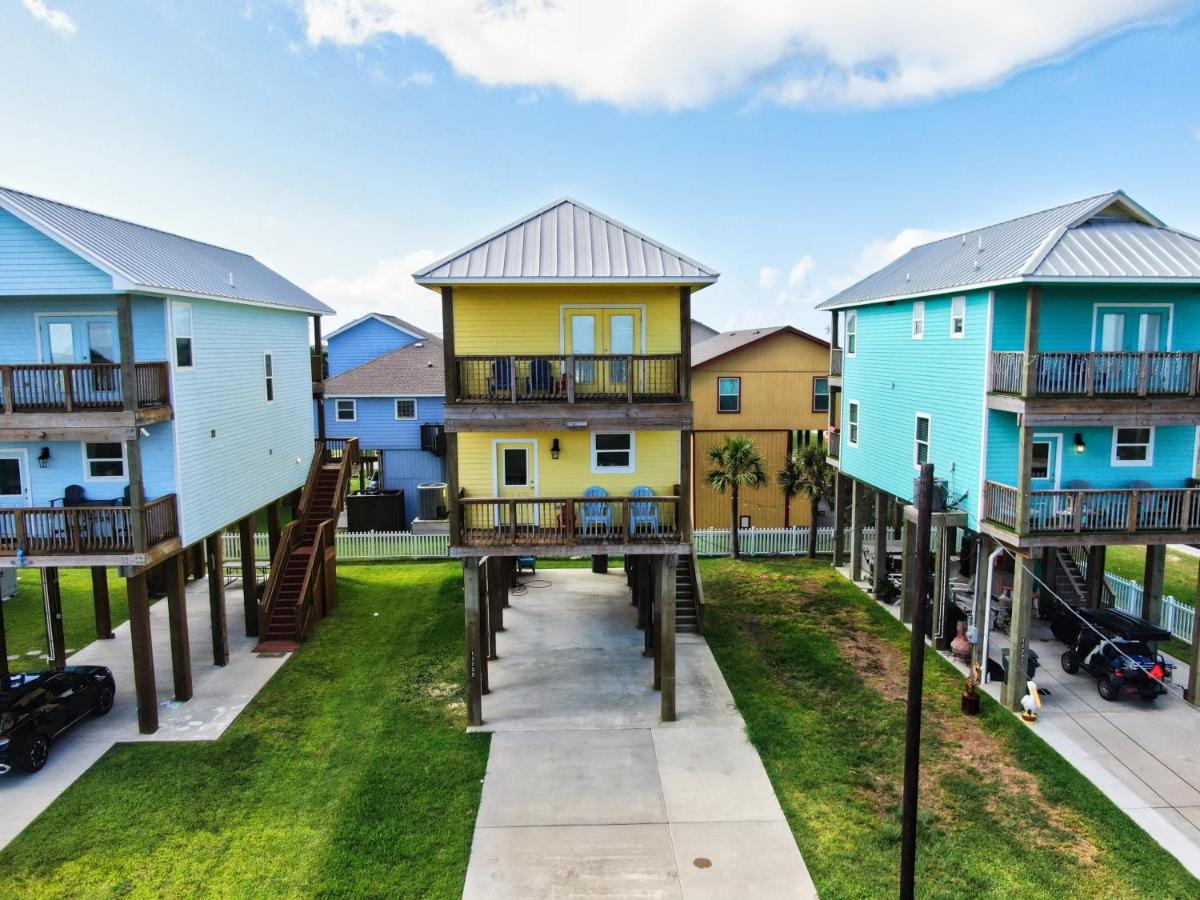 Yellow Beach Haven, Decks, Views, Mere Steps To Sand 加尔维斯敦 外观 照片